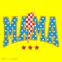 Mama 4th Of July Usa Festive Polo thumb 2