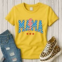 Mama 4th Of July Usa Festive Women's T-Shirt thumb 3