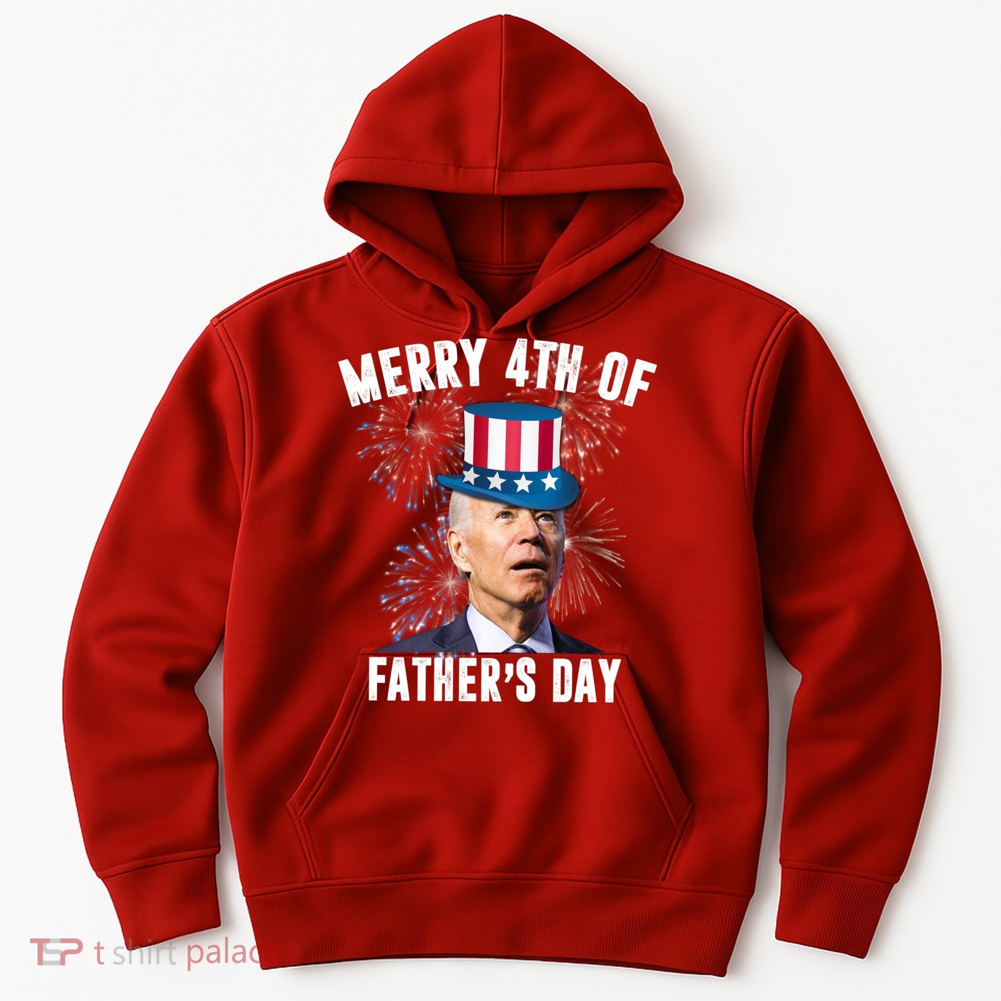 Merry 4th Of Father's Day Joe Biden Funny Gift For Dad Hoodie