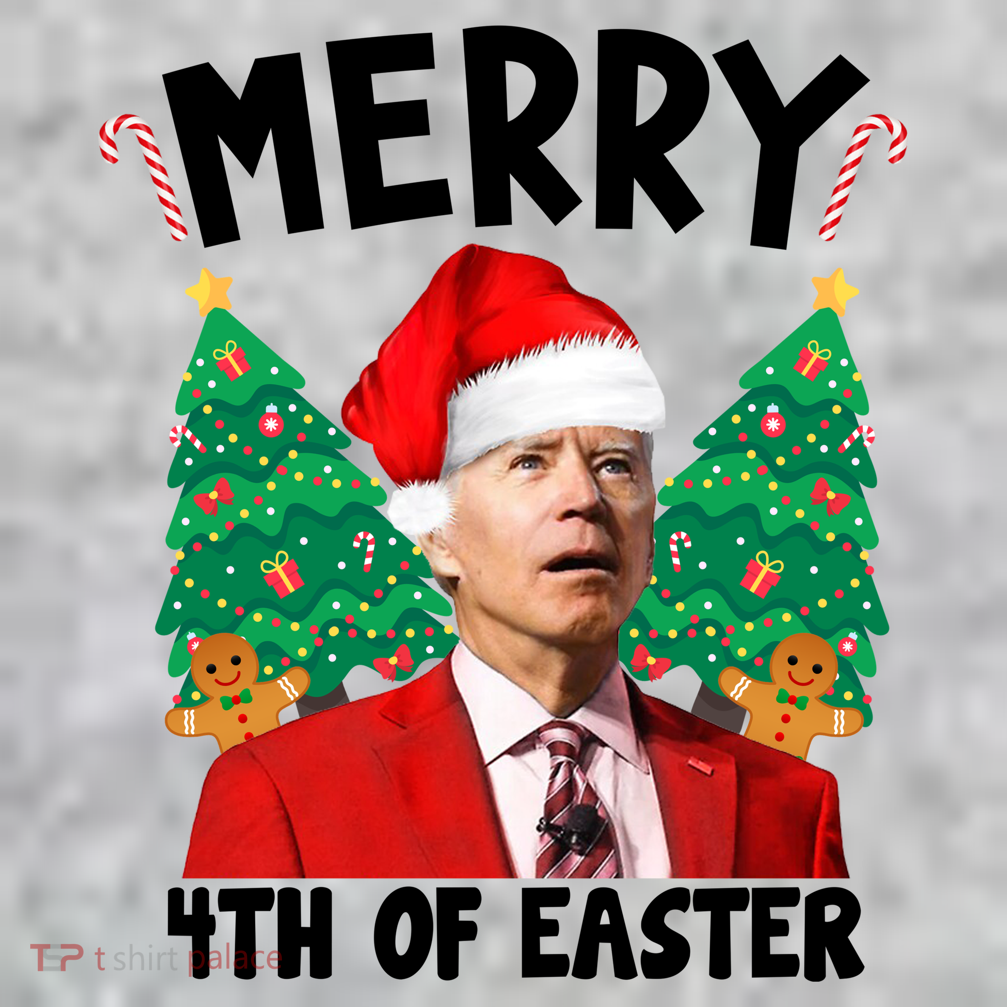 Merry 4th Of Easter Funny Joe Biden Holiday The Baniff Cuffed Pom Beanie