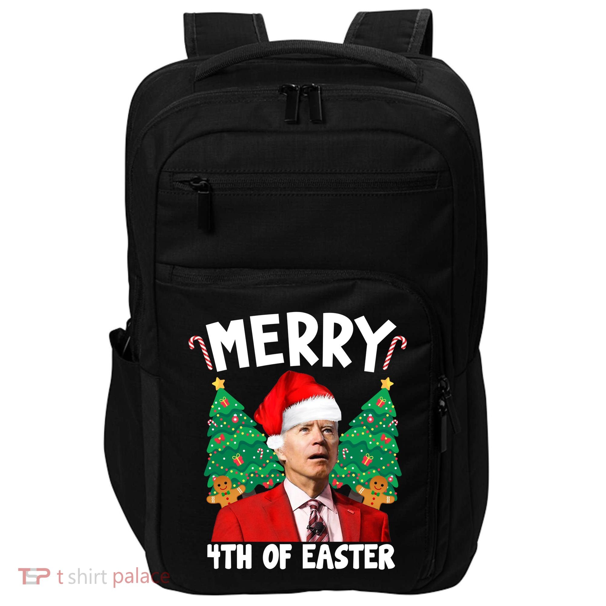 Merry 4th Of Easter Funny Joe Biden Holiday Impact Tech Backpack