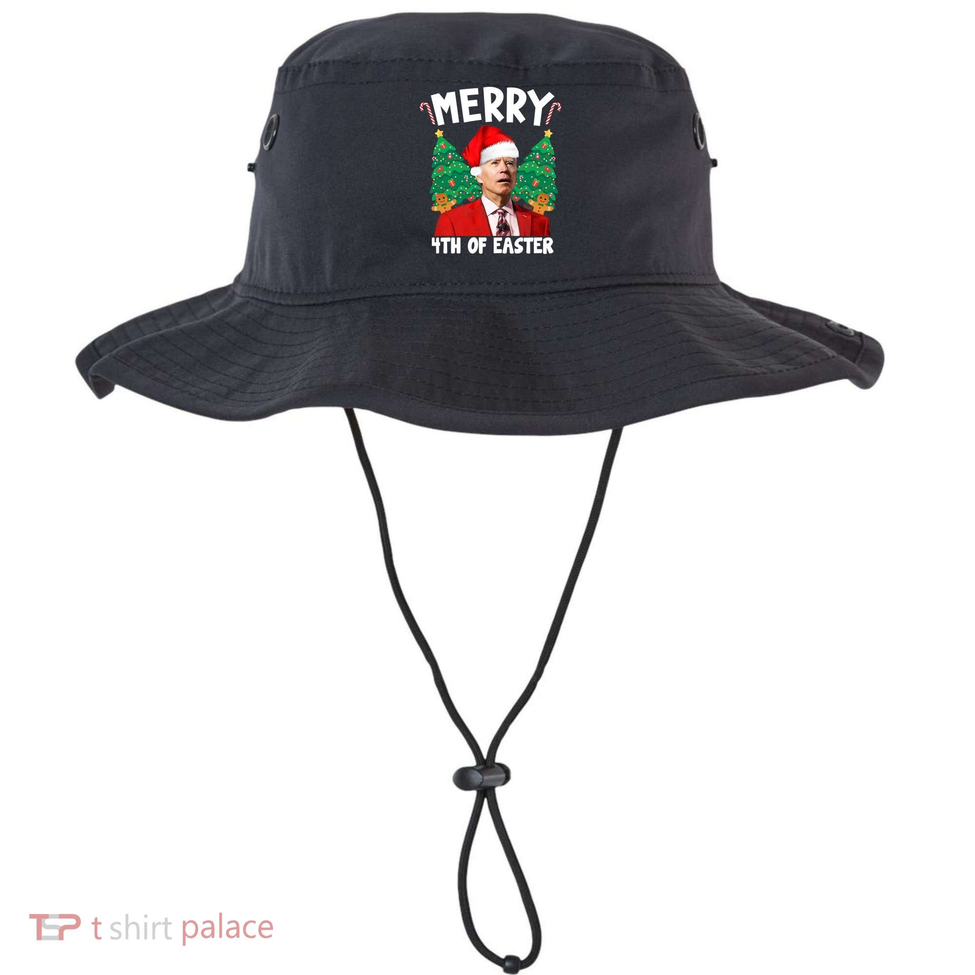 Merry 4th Of Easter Funny Joe Biden Holiday Bucket Hat