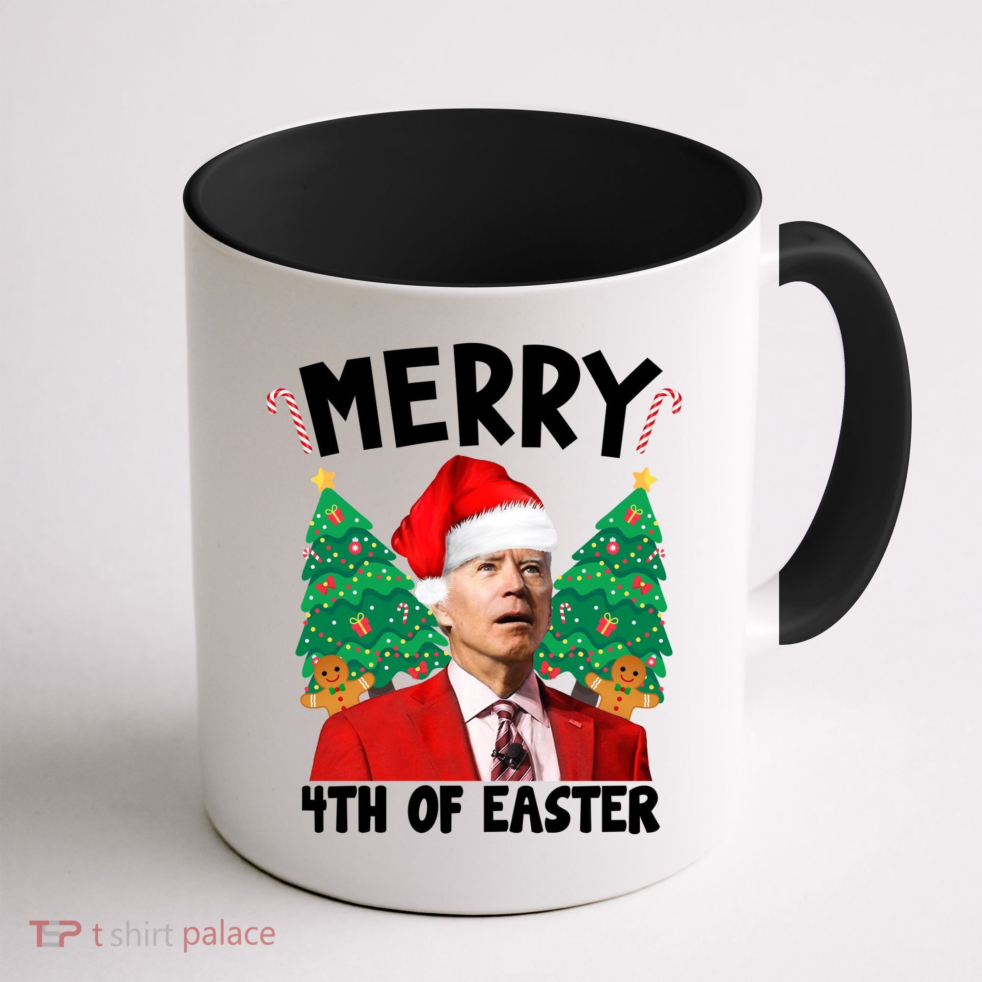 Merry 4th Of Easter Funny Joe Biden Holiday Coffee Mug