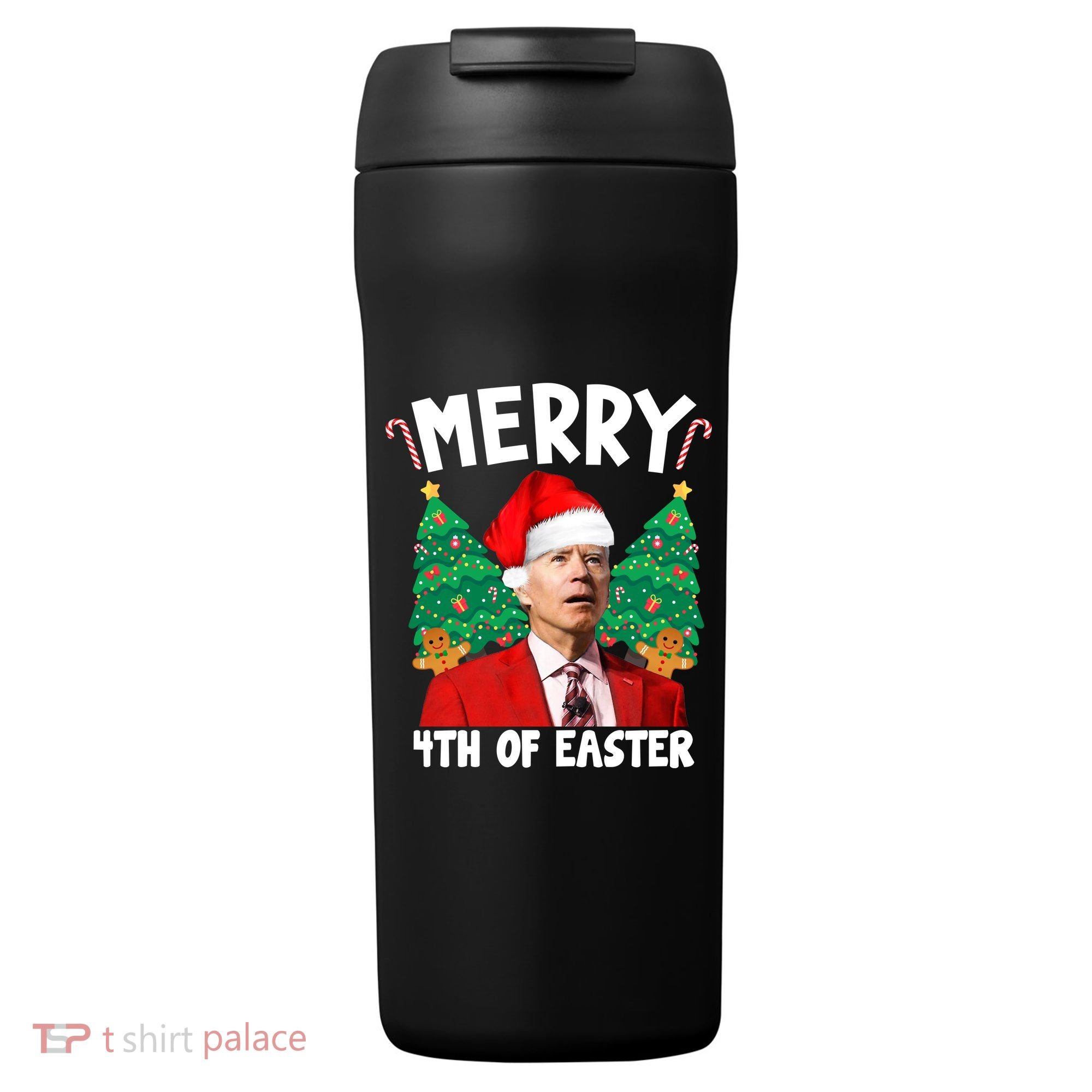 Merry 4th Of Easter Funny Joe Biden Holiday 24oz Duet Stainless Steel Tumbler