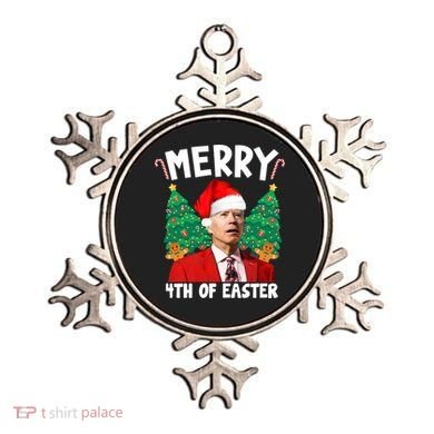 Merry 4th Of Easter Funny Joe Biden Holiday Ornament