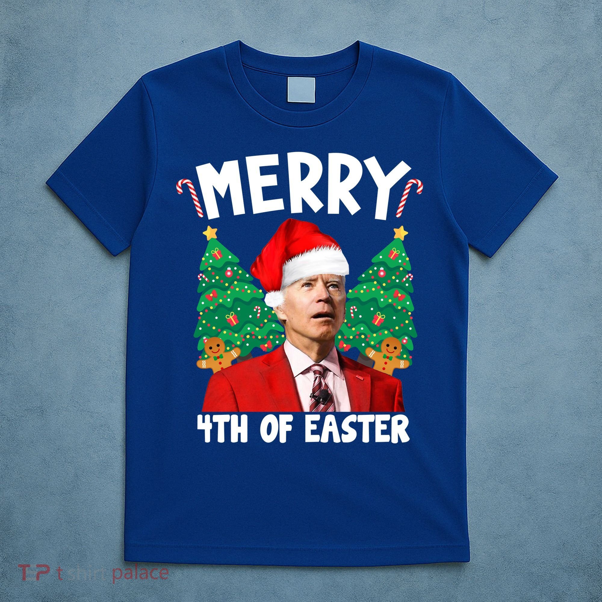 Merry 4th Of Easter Funny Joe Biden Holiday T-Shirt