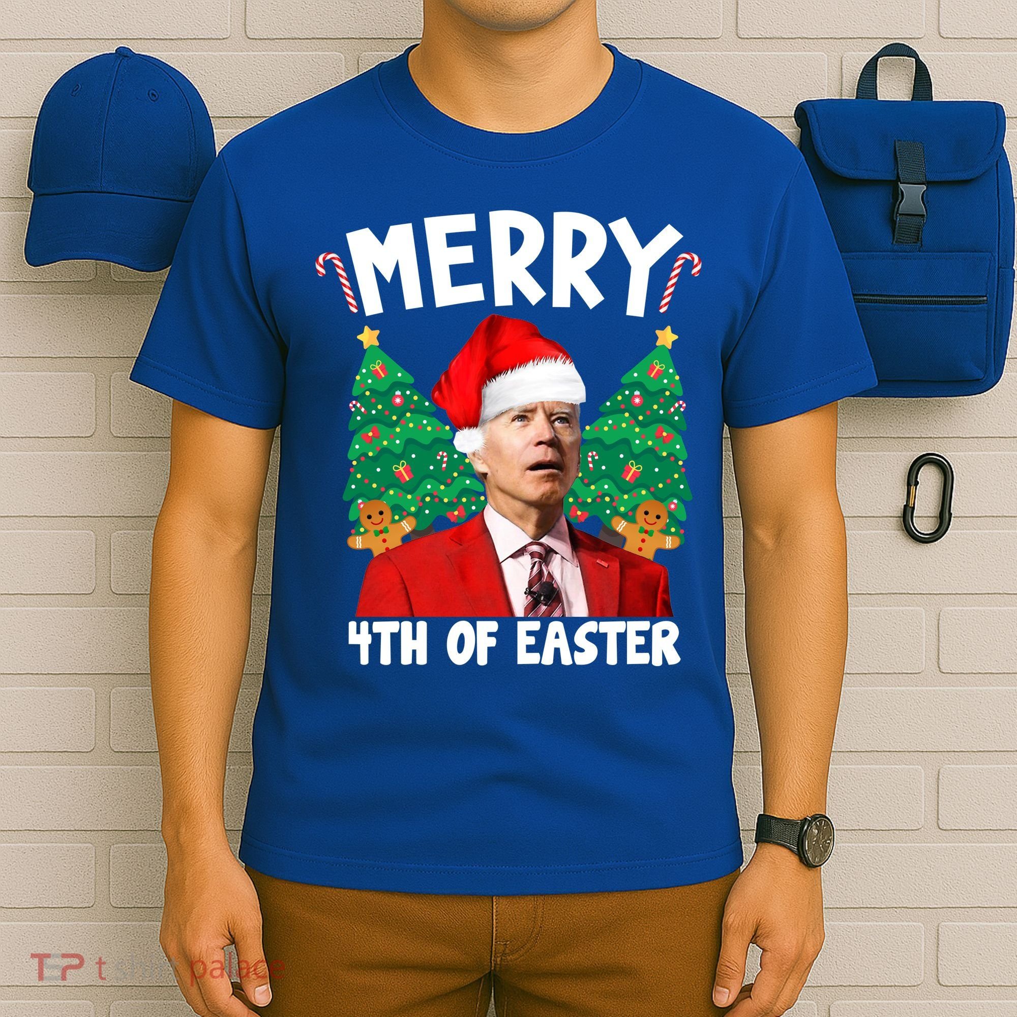 Merry 4th Of Easter Funny Joe Biden Holiday T-Shirt