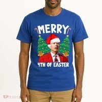 Merry 4th Of Easter Funny Joe Biden Holiday Tall T-Shirt thumb 2