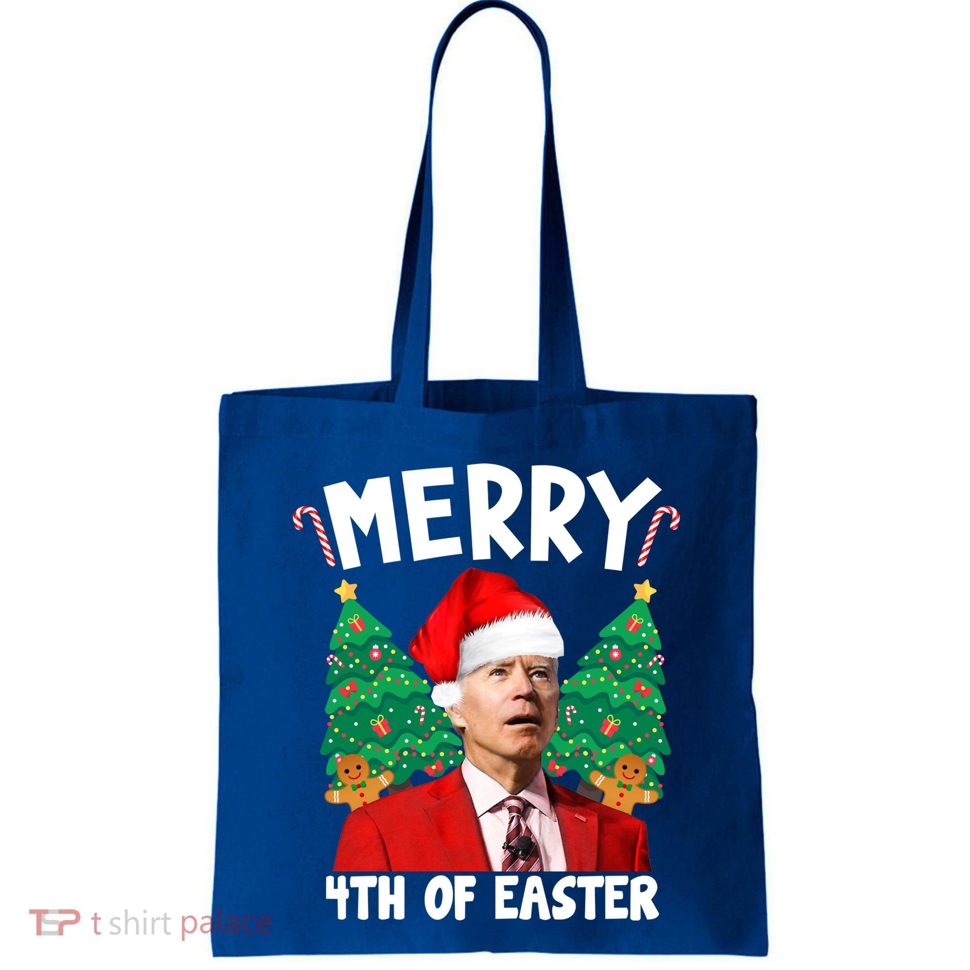 Merry 4th Of Easter Funny Joe Biden Holiday Tote Bag