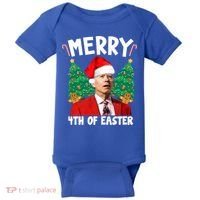 Merry 4th Of Easter Funny Joe Biden Holiday Baby Bodysuit thumb 0