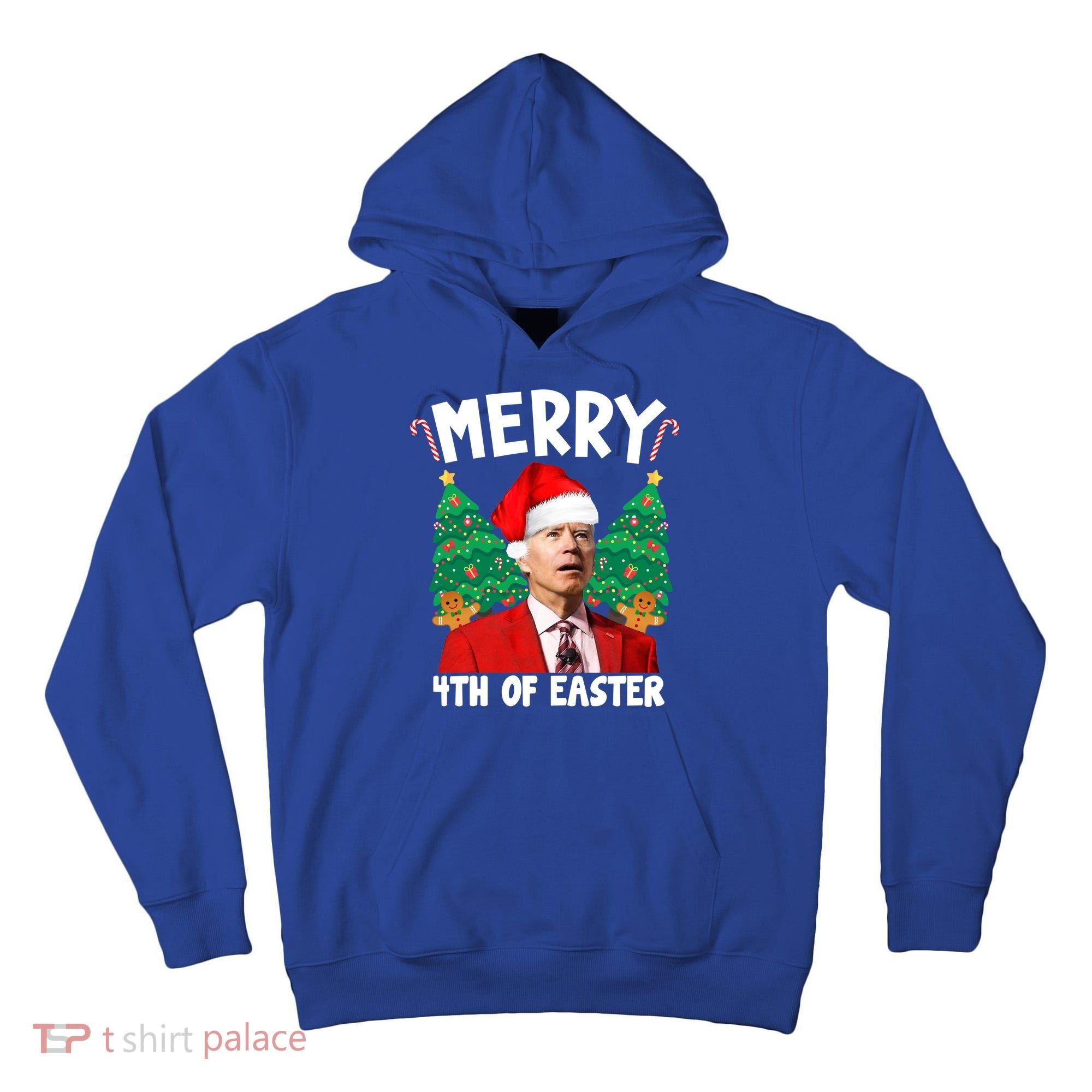 Merry 4th Of Easter Funny Joe Biden Holiday Tall Hoodie