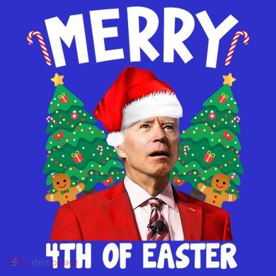 Merry 4th Of Easter Funny Joe Biden Holiday Tall Hoodie