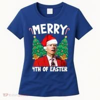 Merry 4th Of Easter Funny Joe Biden Holiday Women's T-Shirt thumb 0