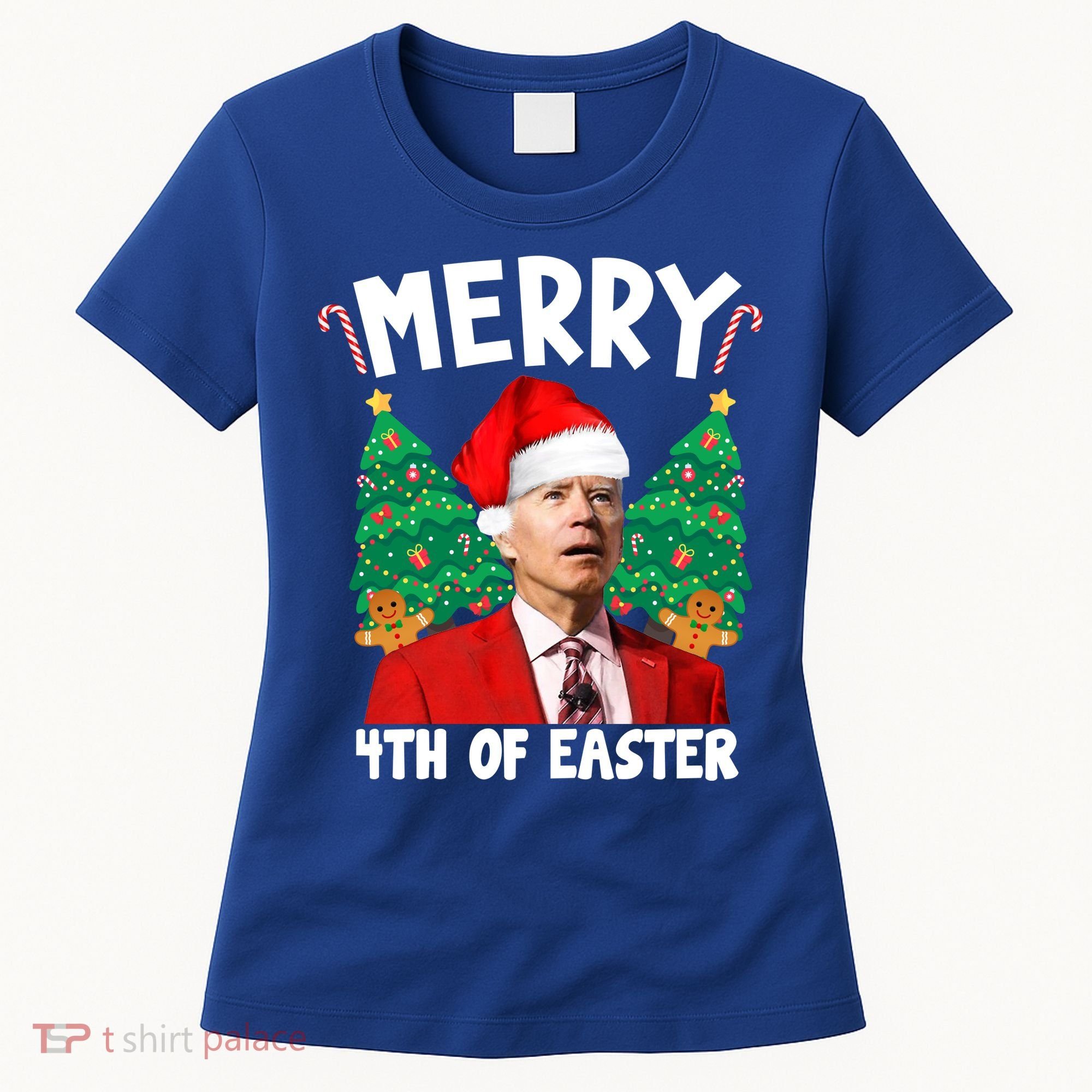 Merry 4th Of Easter Funny Joe Biden Holiday Women's T-Shirt
