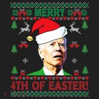 Merry 4th Of Easter Funny Joe Biden Christmas 15oz Campfire Ceramic Mug thumb 2