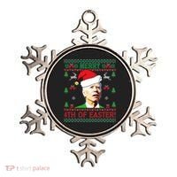 Merry 4th Of Easter Funny Joe Biden Christmas Ornament thumb 0