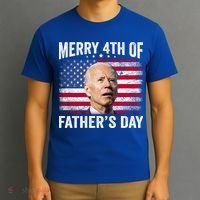 Merry 4th Of July Shirts Fathers Day 4th Of July T-Shirt thumb 3