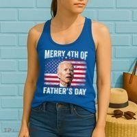 Merry 4th Of July Shirts Fathers Day 4th Of July Women's Tank Top thumb 2