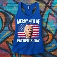 Merry 4th Of July Shirts Fathers Day 4th Of July Women's Tank Top thumb 3