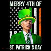 Merry 4th Of St Patrick's Day Joe Biden Leprechaun Hat Coffee Mug thumb 5