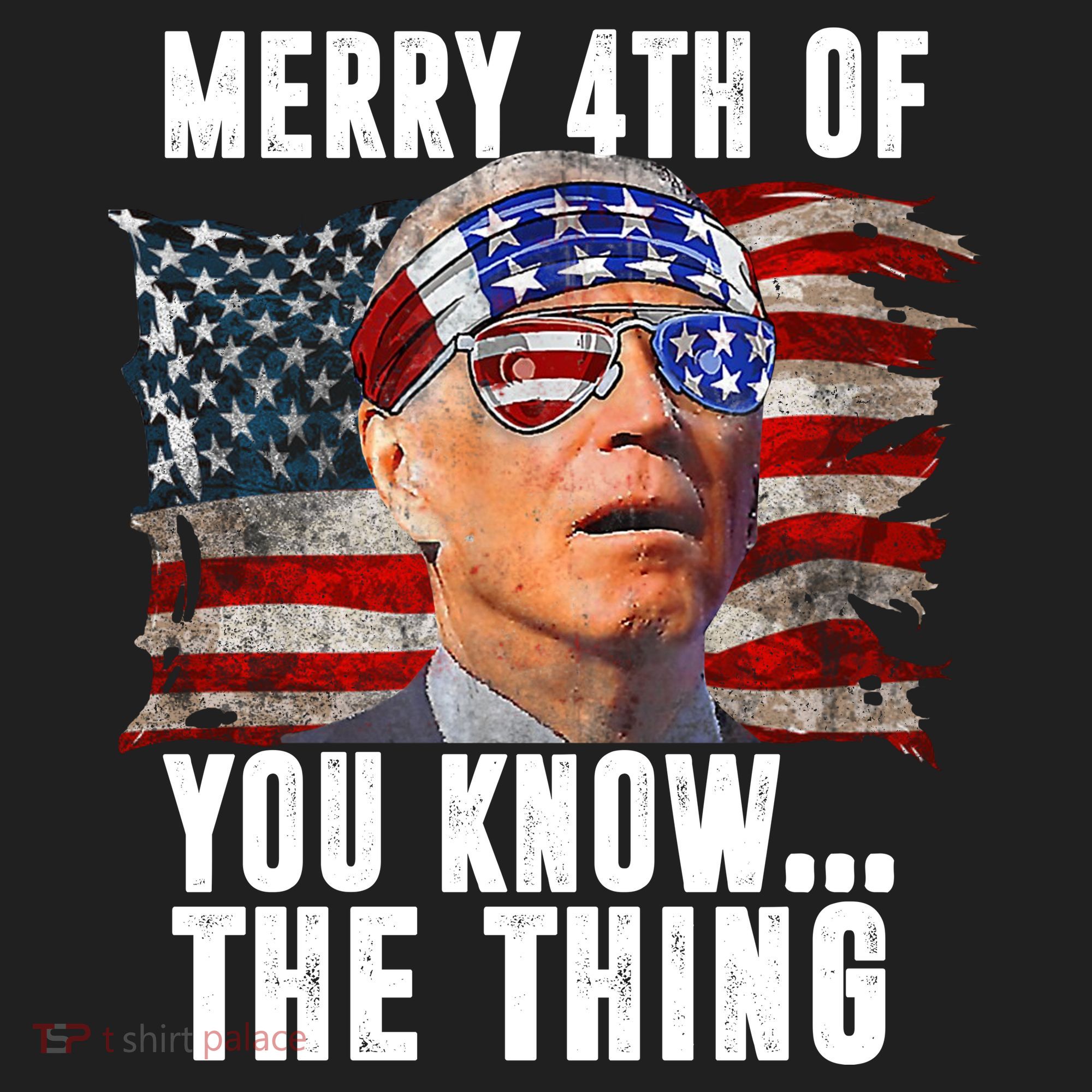 Merry 4th Of You Know The Thing Funny Biden Women's Sweatshirt