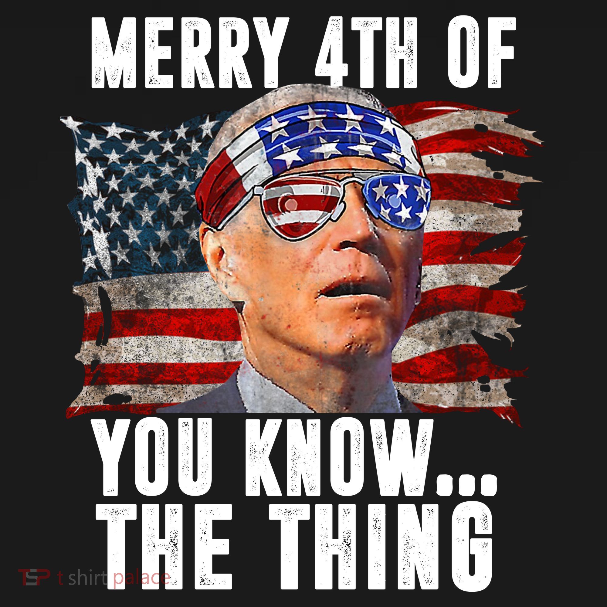 Merry 4th Of You Know The Thing Funny Biden Backpack