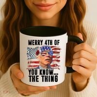 Merry 4th Of You Know The Thing Funny Biden Coffee Mug thumb 3
