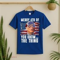 Merry 4th Of You Know The Thing Funny Biden T-Shirt thumb 2