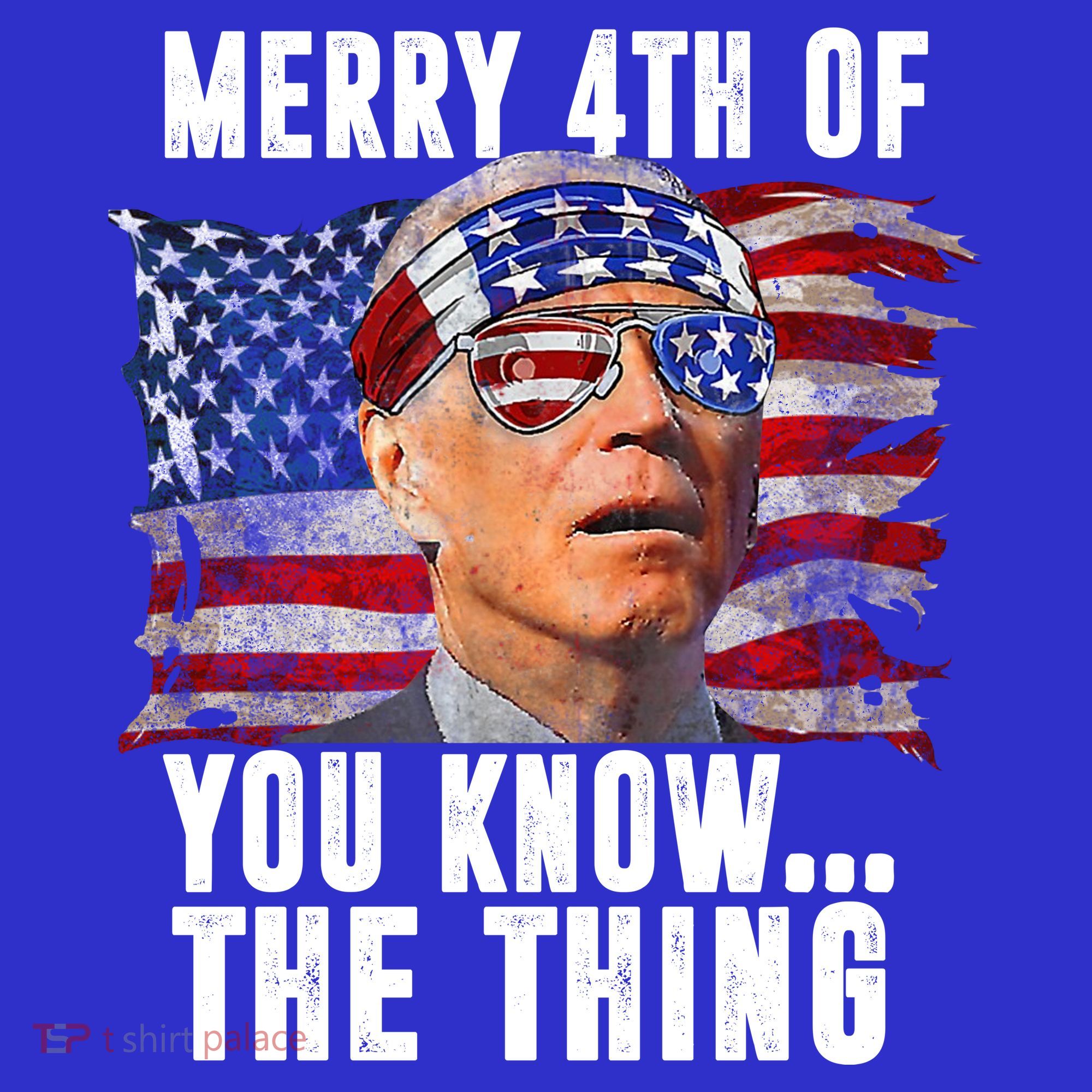 Merry 4th Of You Know The Thing Funny Biden Coaster
