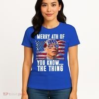 Merry 4th Of You Know The Thing Funny Biden Women's T-Shirt thumb 4