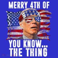 Merry 4th Of You Know The Thing Funny Biden Kids Hoodie thumb 5