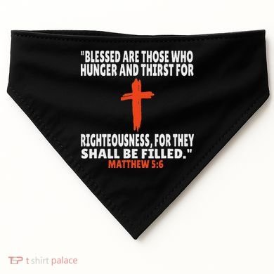 Matthew 56 Bible Verses Scripture USA-Made Doggie Bandana