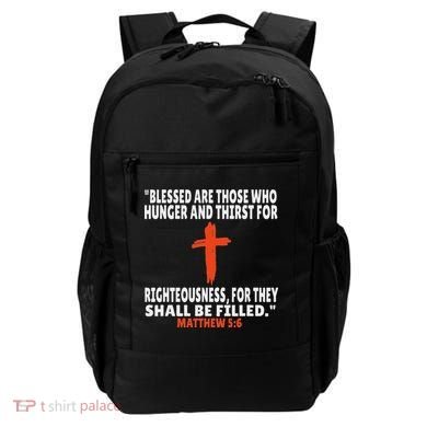 Matthew 56 Bible Verses Scripture Backpack