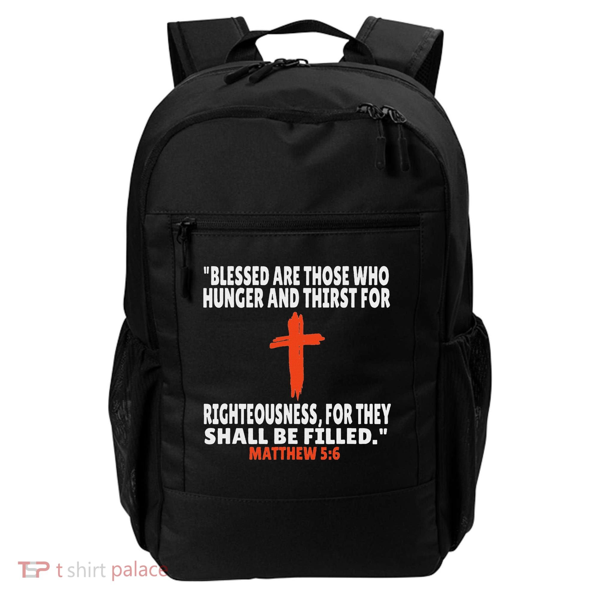 Matthew 56 Bible Verses Scripture Backpack