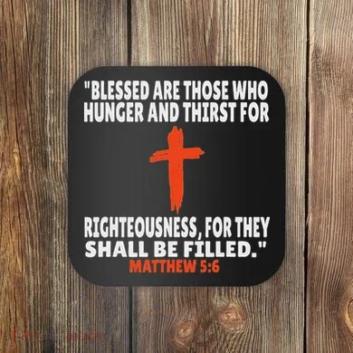 Matthew 56 Bible Verses Scripture Coaster