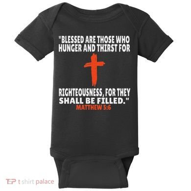 Matthew 56 Bible Verses Scripture Baby Bodysuit