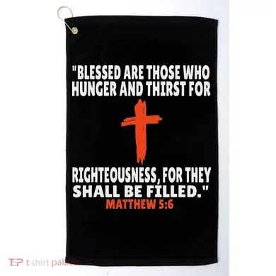 Matthew 56 Bible Verses Scripture Golf Towel