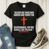 Matthew 56 Bible Verses Scripture Women's T-Shirt thumb 3