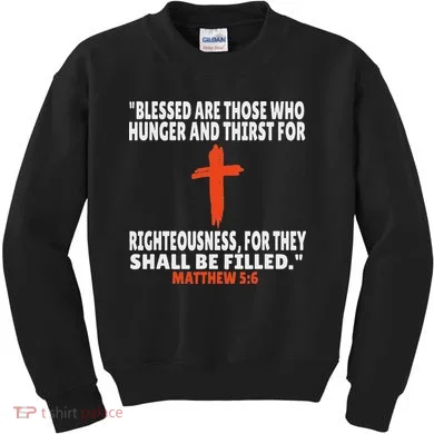 Matthew 56 Bible Verses Scripture Kids Sweatshirt