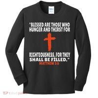 Matthew 56 Bible Verses Scripture Kids Long Sleeve Shirt thumb 0