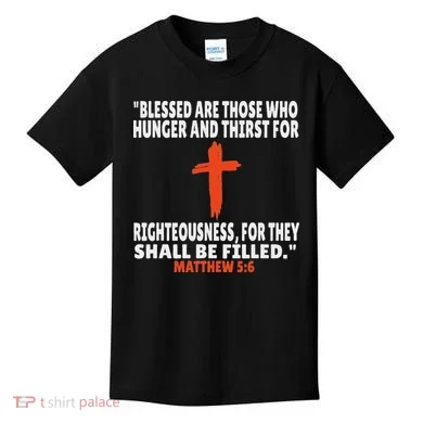Matthew 56 Bible Verses Scripture Kids T-Shirt