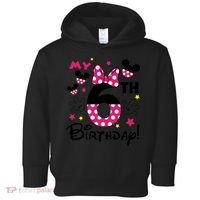 My 6st Birthday Funny Birthday Party Girl Toddler Hoodie thumb 0