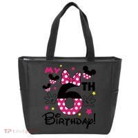 My 6st Birthday Funny Birthday Party Girl Tote Bag thumb 0