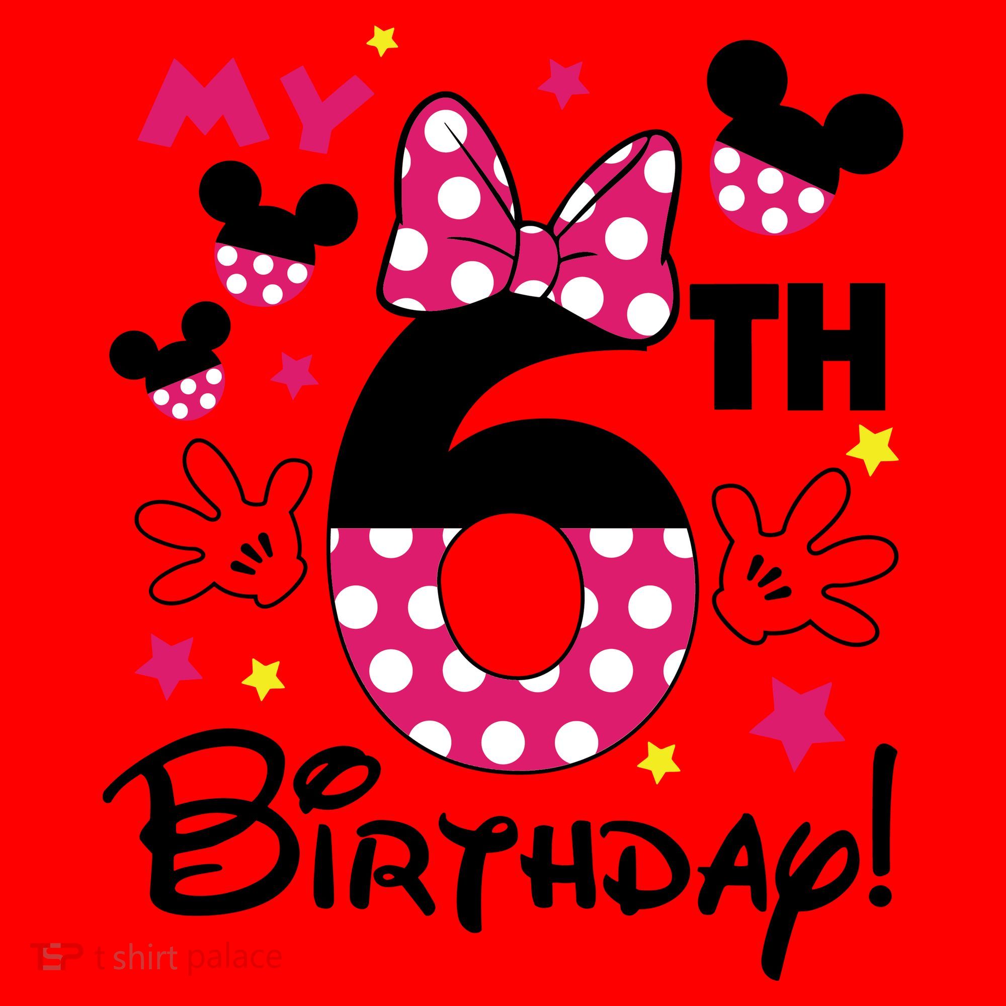 My 6st Birthday Funny Birthday Party Girl Santa Hat