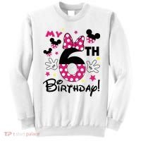 My 6st Birthday Funny Birthday Party Girl Sweatshirt thumb 0