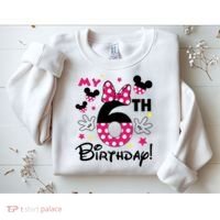 My 6st Birthday Funny Birthday Party Girl Sweatshirt thumb 2