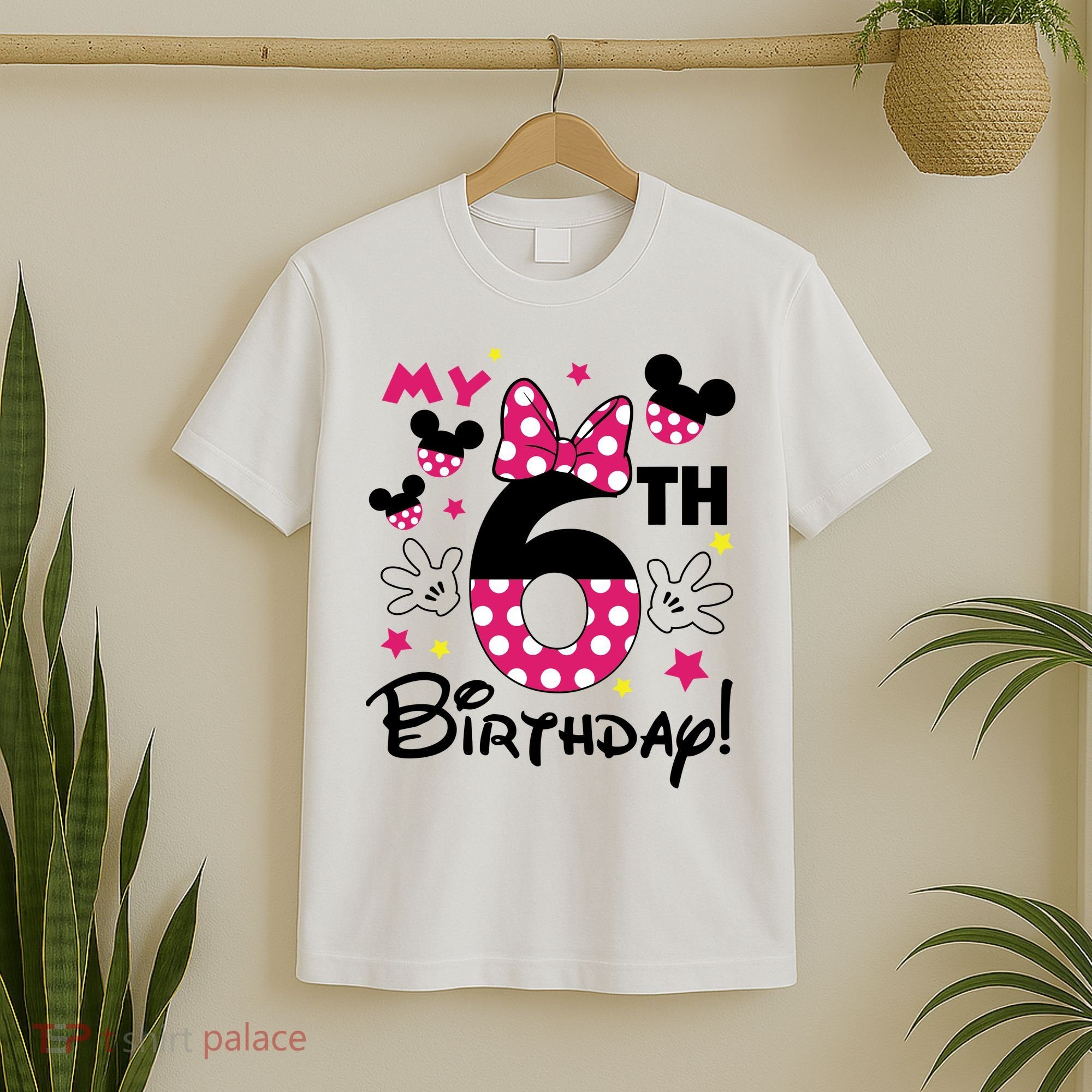 My 6st Birthday Funny Birthday Party Girl T-Shirt