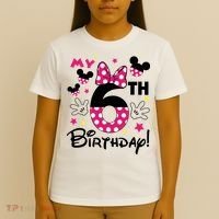 My 6st Birthday Funny Birthday Party Girl T-Shirt thumb 4