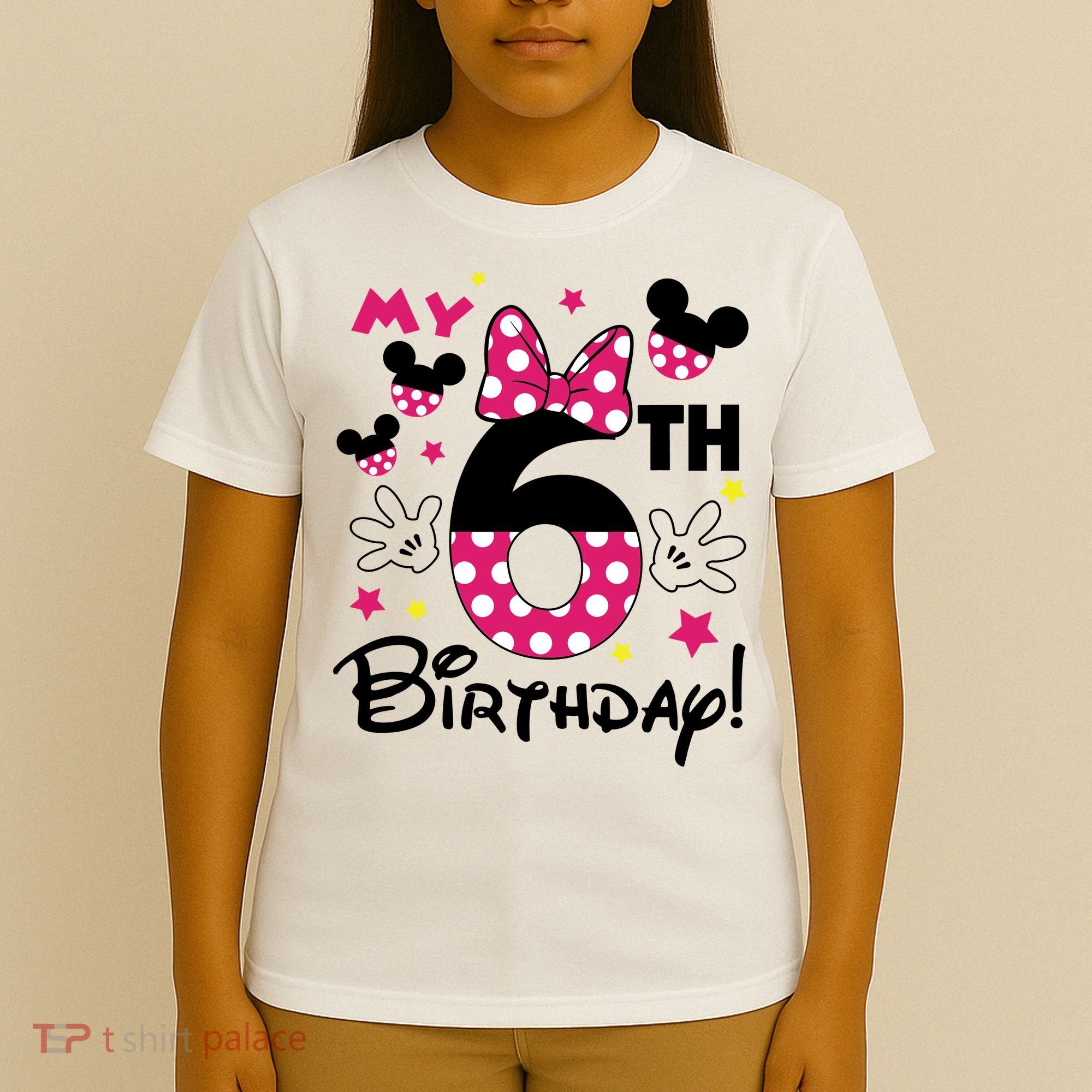 My 6st Birthday Funny Birthday Party Girl T-Shirt