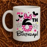 My 6st Birthday Funny Birthday Party Girl Coffee Mug thumb 2